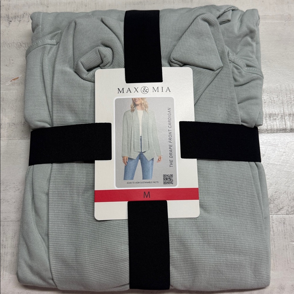 Max and mia The Drape Front Cardigan nwt